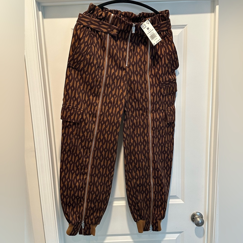 Adidas X Ivy Park Monogram Zipper Pants, Unisex, Size: Medium, NEVER WORN.